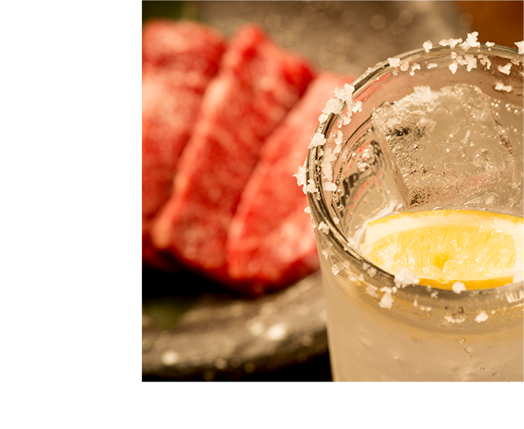 日本酒とレモンサワー